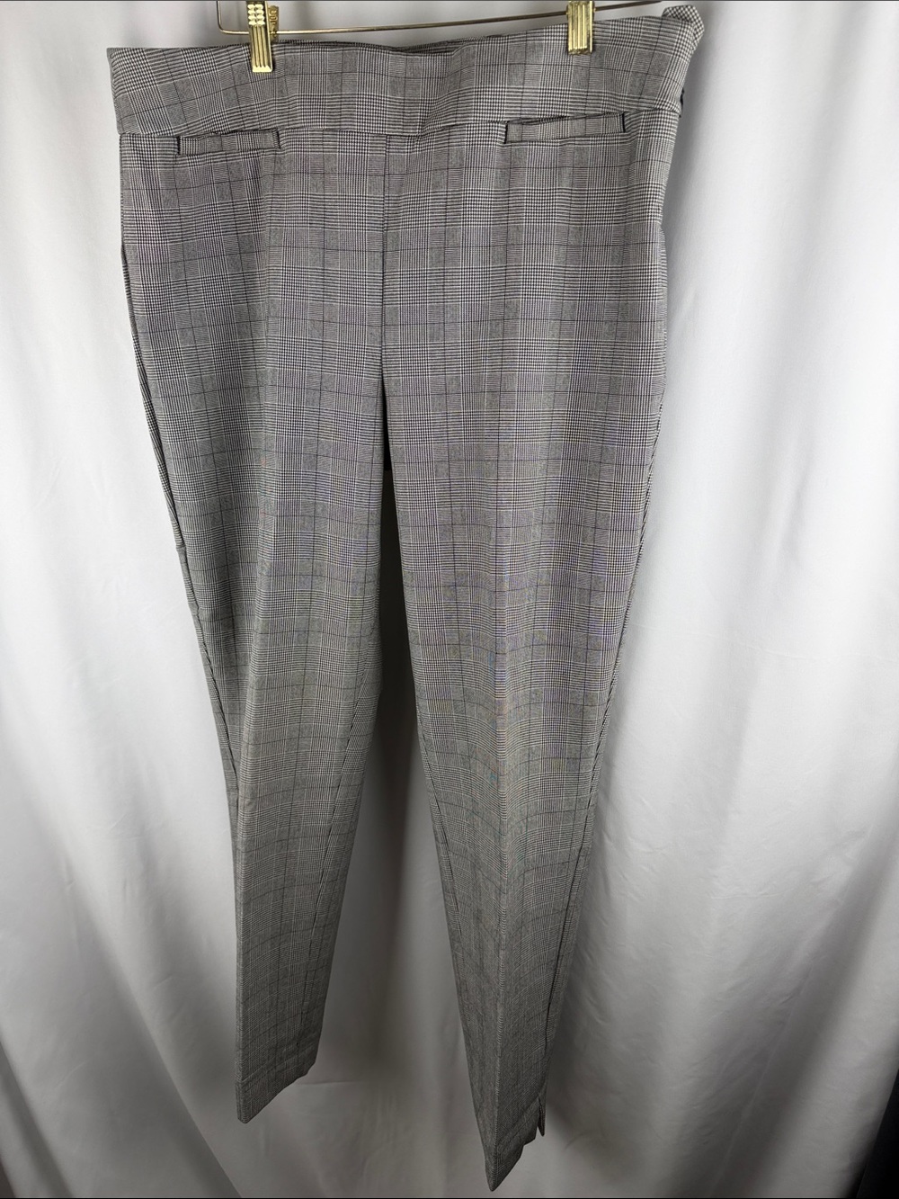 Talbots Black and White Chatham Ankle Pants
